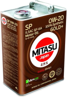 Моторное масло Mitasu Gold Plus SP 0W20 / MJ-P02-4 (4л) - 