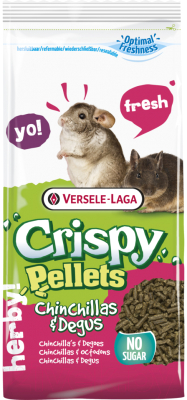 Корм для грызунов Versele-Laga Crispy Pellets Chinchilla & Degu / 461506 (1кг)