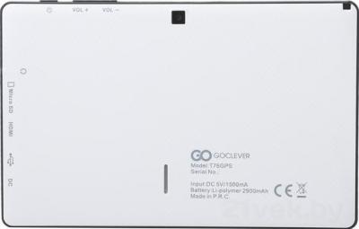 Планшет GoClever TAB T76 GPS TV (+ карта памяти 8Gb) - вид сзади