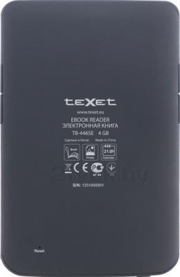 Электронная книга Texet TB-446SE (Gray) - вид сзади