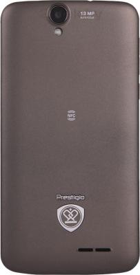 Смартфон Prestigio MultiPhone 7600 DUO Gunmetal (PAP7600DUO) - задняя панель