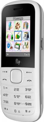 Мобильный телефон Fly DS103D (White) - полубоком