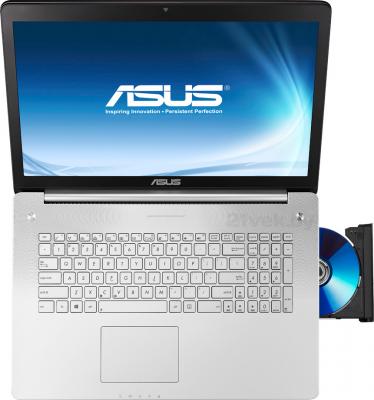 Ноутбук Asus N750JV-T4202D - вид сверху