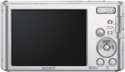 Компактный фотоаппарат Sony Cyber-shot DSC-W830 (серебристый) - вид сзади