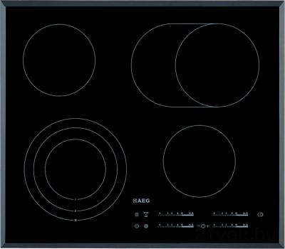 Электрическая варочная панель AEG HK654070FB - общий вид
