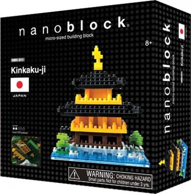 Микроконструктор Kawada Nanoblock Золотой Павильон Кинкаку-дзи (NBH 011) - упаковка