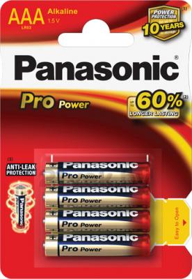Комплект батареек Panasonic LR03XEG/4BP - общий вид