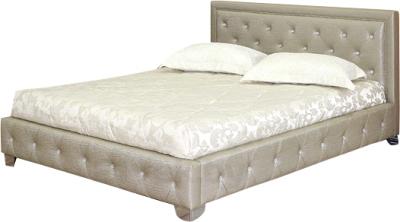 Двуспальная кровать Королевство сна MOREE 160x200 (античный золотой с кристаллами) - общий вид