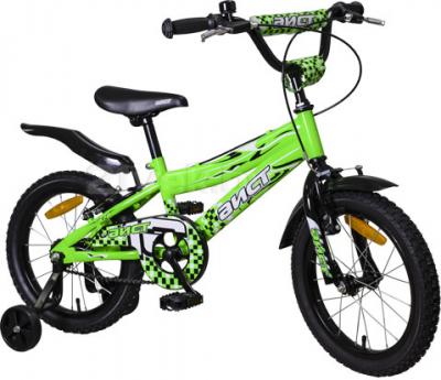 Детский велосипед AIST KB12-16 (зеленый) - общий вид