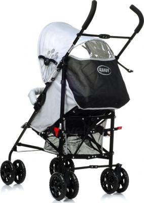 Детская прогулочная коляска 4Baby Rio (синий/черный) - вид сзади (цвет Grey)