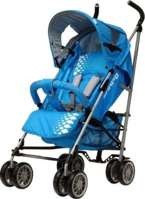 Детская прогулочная коляска 4Baby Shape (синий) - общий вид