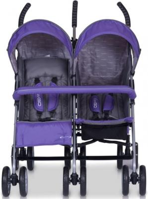 Детская прогулочная коляска EasyGo Duo Comfort (Ultra Violet) - вид спереди