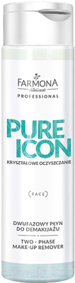 Лосьон для снятия макияжа Farmona Professional Pure Icon двухфазный для глаз губ (250мл)