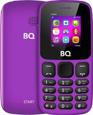 Мобильный телефон BQ BQ-1413 Start (фиолетовый)