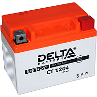 Мотоаккумулятор DELTA AGM СТ 1204 YB4L-B / YB4L-A / YTX4L-BS (4 А/ч) - 