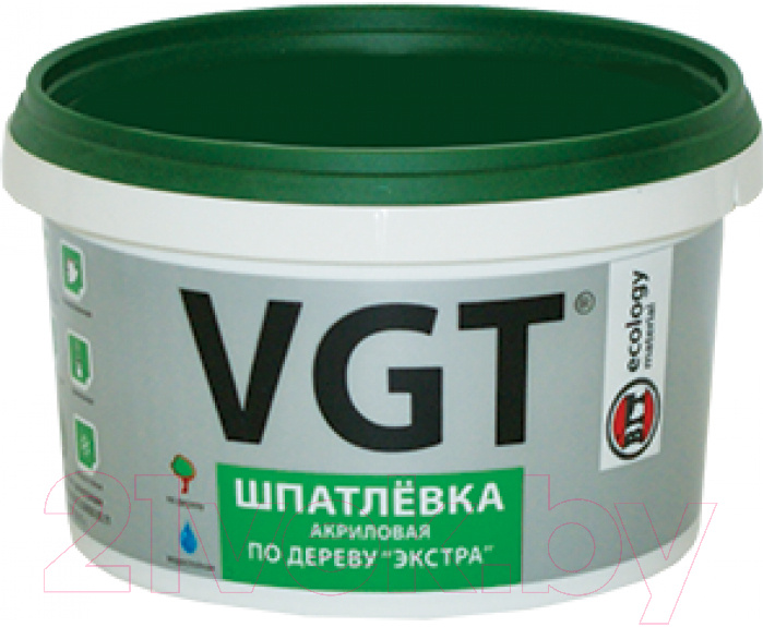 Шпатлевка готовая VGT Экстра по дереву (300г, дуб)