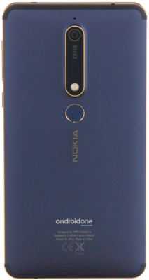 Смартфон Nokia 6.1 4GB/64GB Dual / TA-1043 (синий)