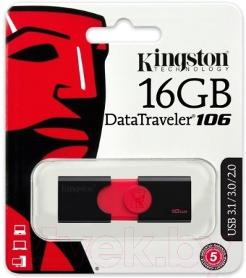Usb flash накопитель Kingston DataTraveler 106 16Gb (DT106/16GB)
