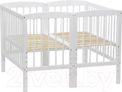 Детская кроватка Polini Kids Simple 100 (белый)