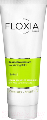 

Бальзам для тела Floxia, Sativa Dry and Sensitive Skin питательный для тела и лица