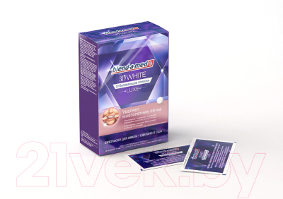 Полоски для отбеливания зубов Blend-a-med 3DWhite Luxe (14пар)