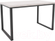 Письменный стол Hype Mebel Чикаго 110x50 (черный/древесина белая) - 
