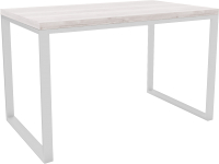 Письменный стол Hype Mebel Чикаго 110x50 (белый/древесина белая) - 
