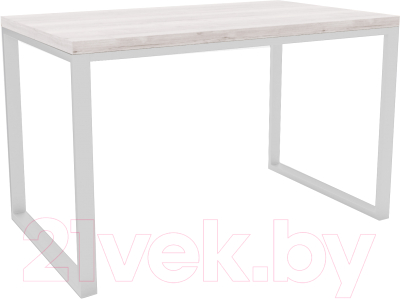 Письменный стол Hype Mebel Чикаго 110x50 (белый/древесина белая)