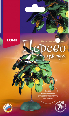 

Набор для творчества Lori, Дерево счастья. Плетение из бисера и пайеток / Дер-024