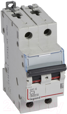 

Выключатель автоматический Legrand, DX3-E C3 2П 6000 6kA / 407272