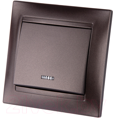 Изображение товара Выключатель TDM Лама SQ1815-0504 (шоколад)