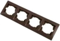 Рамка для выключателя TDM Лама SQ1815-0532 (шоколад) - 