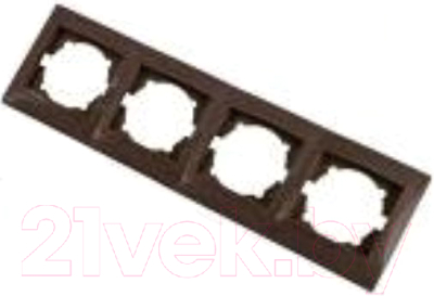 Рамка для выключателя TDM Лама SQ1815-0532 (шоколад)