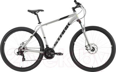 Велосипед STARK Hunter 29.2 D 2021 (22, серый/черный)
