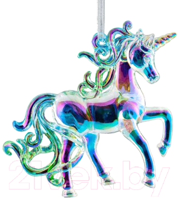 

Елочная игрушка Erich Krause, Прозрачный;разноцветный, Decor Единорог / 50693
