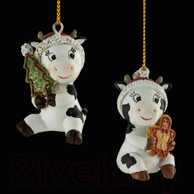 Елочная игрушка Erich Krause Decor Новогодняя коровка / 51241