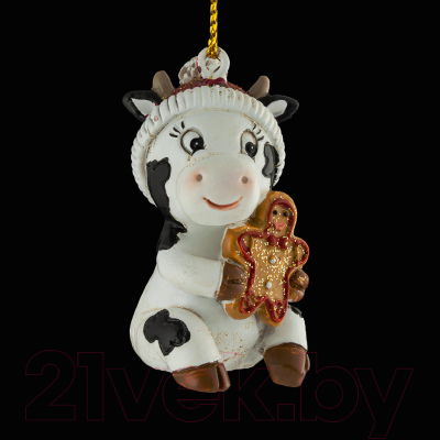 Елочная игрушка Erich Krause Decor Новогодняя коровка / 51241