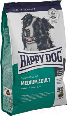 Сухой корм для собак Happy Dog Supreme Fit & Well Medium Adult / 60756 (12кг)