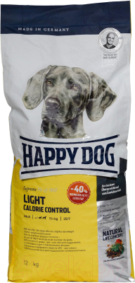 Сухой корм для собак Happy Dog Supreme Fit & Light Calorie Control / 60771 (12кг)