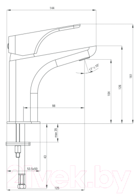 Смеситель Deante Hiacynt BQH A20M