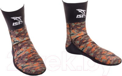 Гидроноски для плавания IST Sports Apnea Camo / SKA0150-09-S (коричневый камуфляж)