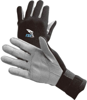 Гидроперчатки для плавания IST Sports S900BK-M (черный/серый) - 