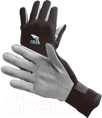 Гидроперчатки для плавания IST Sports S900BK-M (черный/серый)