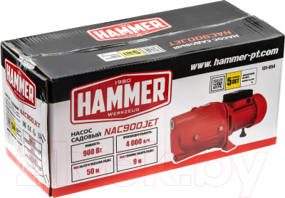 Садовый насос Hammer NAC900JET (641205)
