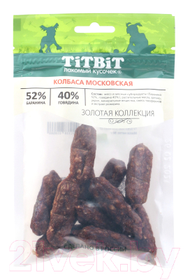 

Лакомство для собак TiTBiT, Колбаса Московская / 18668