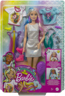 Кукла с аксессуарами Mattel Радужные волосы / GHN04