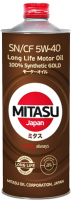 Моторное масло Mitasu Gold LL SN/CF 5W40 / MJ-107-1 (1л) - 