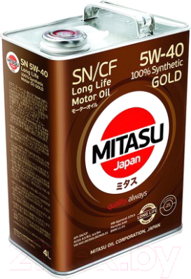 Моторное масло Mitasu Gold LL SN/CF 5W40 / MJ-107-4 (4л)
