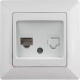 Миниатюра изображения товара Розетка INTRO Solo 4-303-01 / Б0043382 (белый)