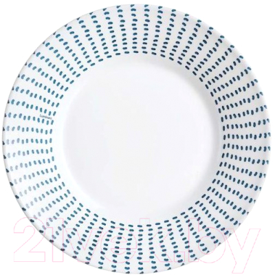 Тарелка закусочная (десертная) Luminarc Caribeenne P0464 (синий)